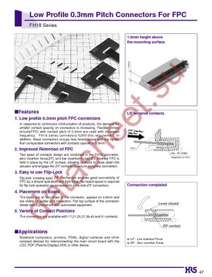 FH18-27S-0.3SHW(55) datasheet  